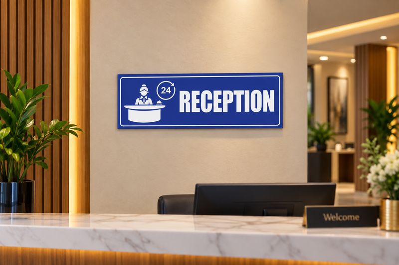 Reception Signage